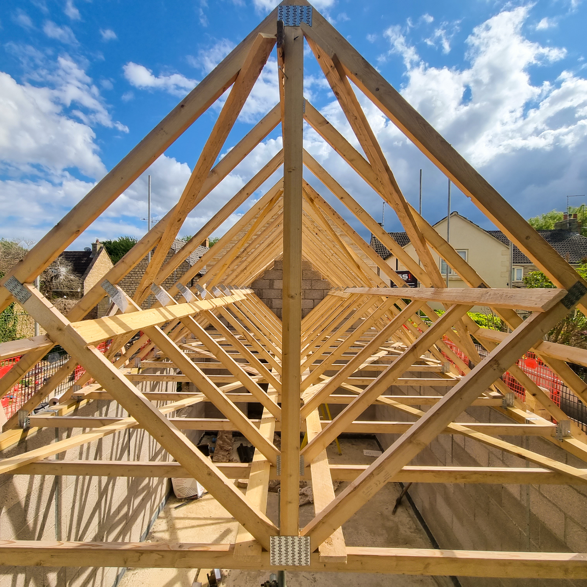 First fix carpentry work.